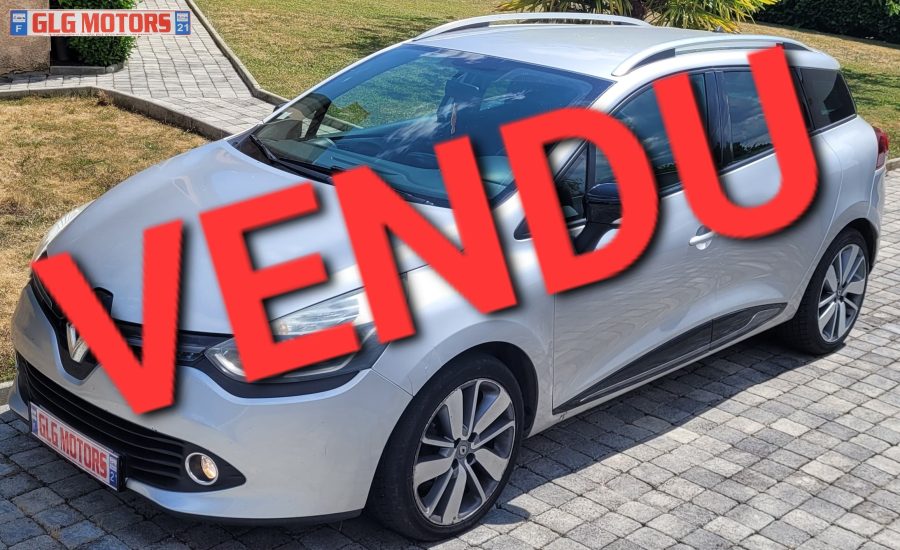<span style= "color: red">VENDU</span>  RENAULT Clio IV Estate 1.5 dCi 90 FAP Eco2 Série Spéciale Graphite EDC6