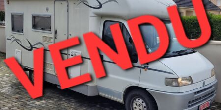 <span style= "color: red">VENDU</span>  Camping-Car ADRIA Adriatik Coral 590 DS, FIAT Ducato 14 1.9l TD 90 Châssis Cabine Long