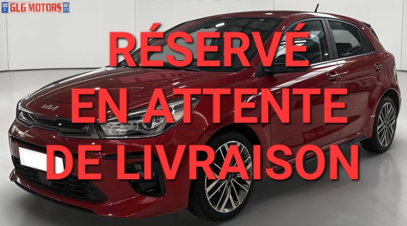 <span style= "color: red">!!! RÉSERVÉ !!! EN ATTENTE DE LIVRAISON</span> KIA Rio IV Phase 2 1.0 T-GDI 120 MHEV GT-Line DCT7